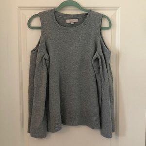 Loft open shoulder sweater